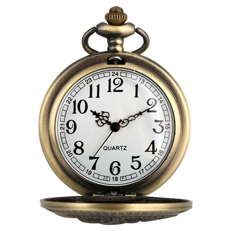 Bronze U.S. Texas National Finals Rodeo Design Quartz Pocket Watch