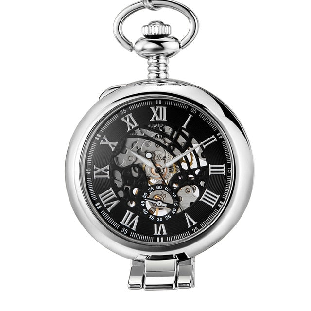 Stainless Steel Men Fashion Casual Pocket Watch