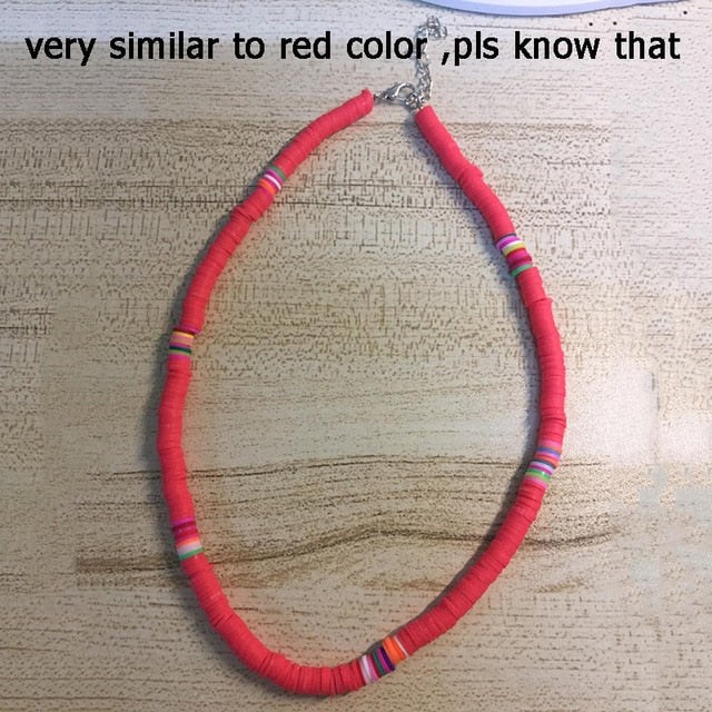 New Fashion 6mm Soft Pottery Choker Necklace