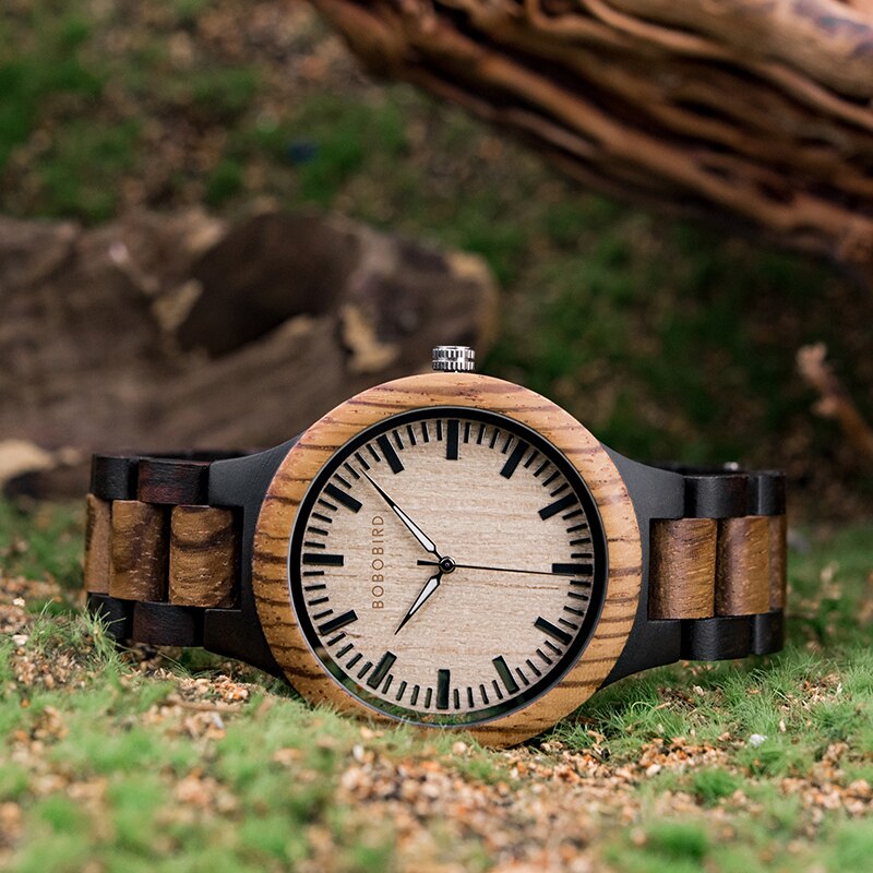 Ladies Wood Watch Luxury Bracelet Watches Women Dress Watch