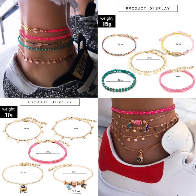 15 Style Anklet Bracelets for Women