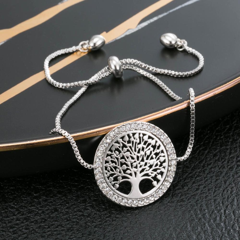 Tree Of Life Stones Crystal Jewelry Sets
