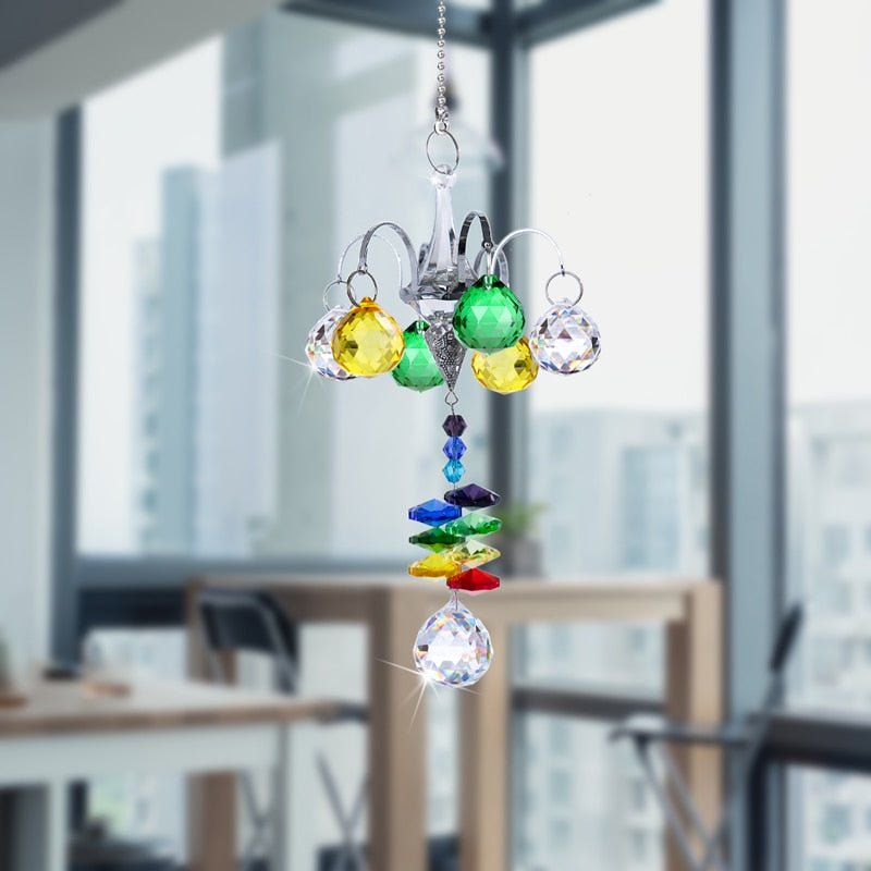 6 Styles Chandelier Wind Chimes Ornament Crystal Prisms