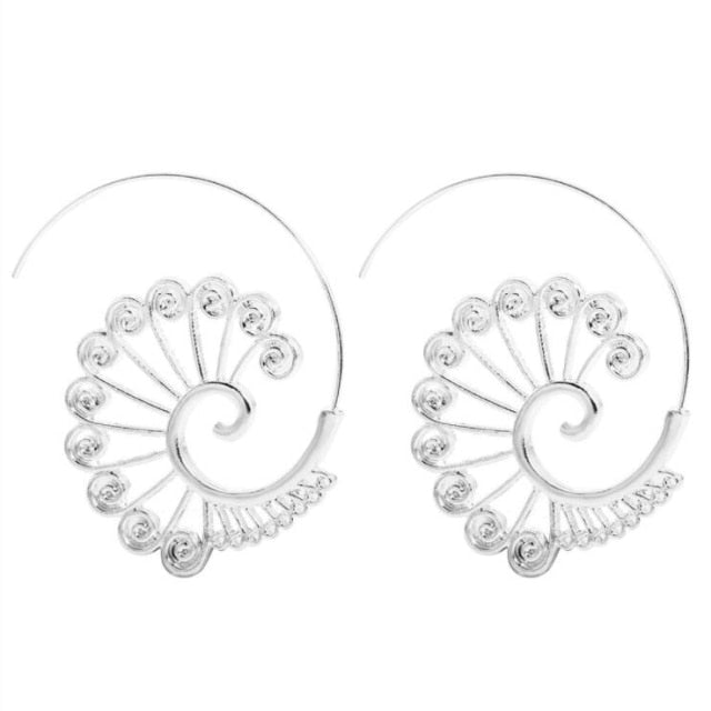 Girls Trend Gift Female Vintage Big Earrings