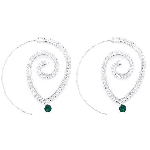 Girls Trend Gift Female Vintage Big Earrings