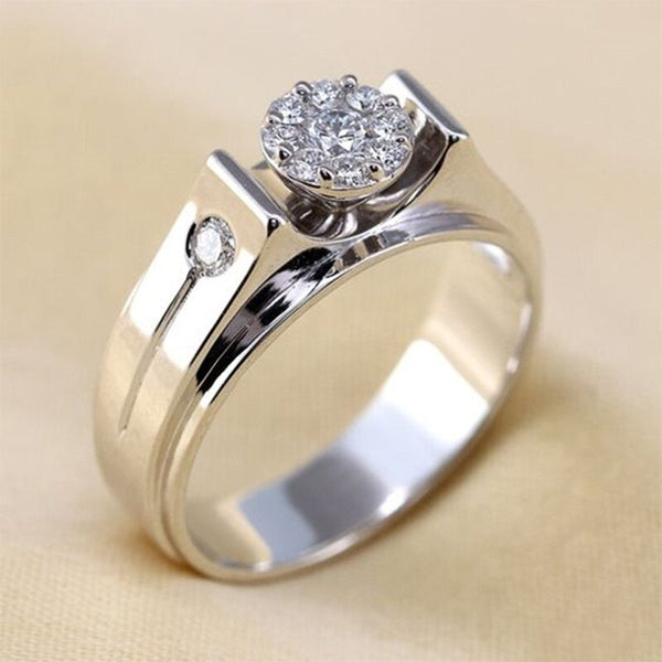 Luxury Female Ring ,Engage Party Proposal Ring for Lover Shine Ring