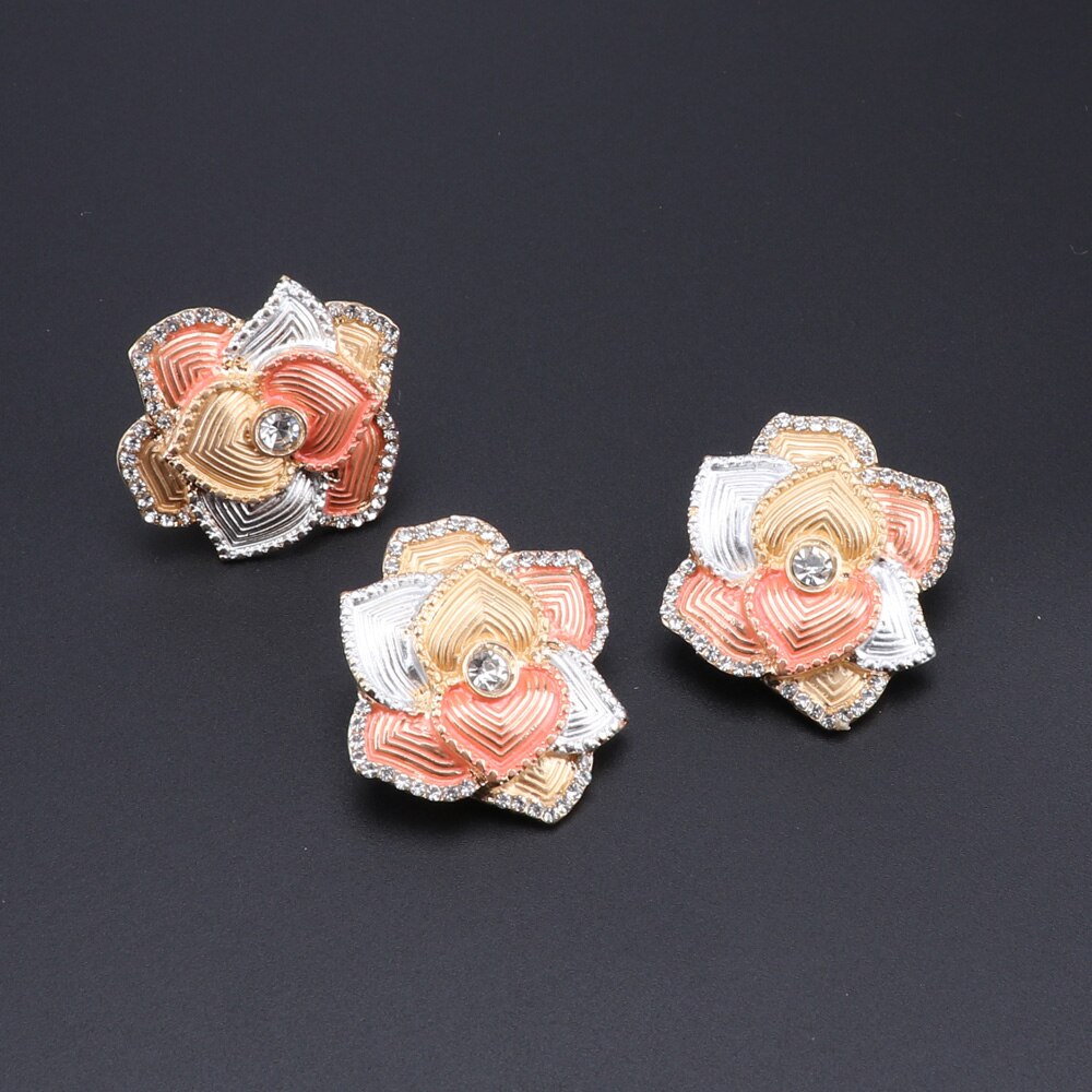 Fashion Elegant Flower Pendant Necklace Jewelry Sets