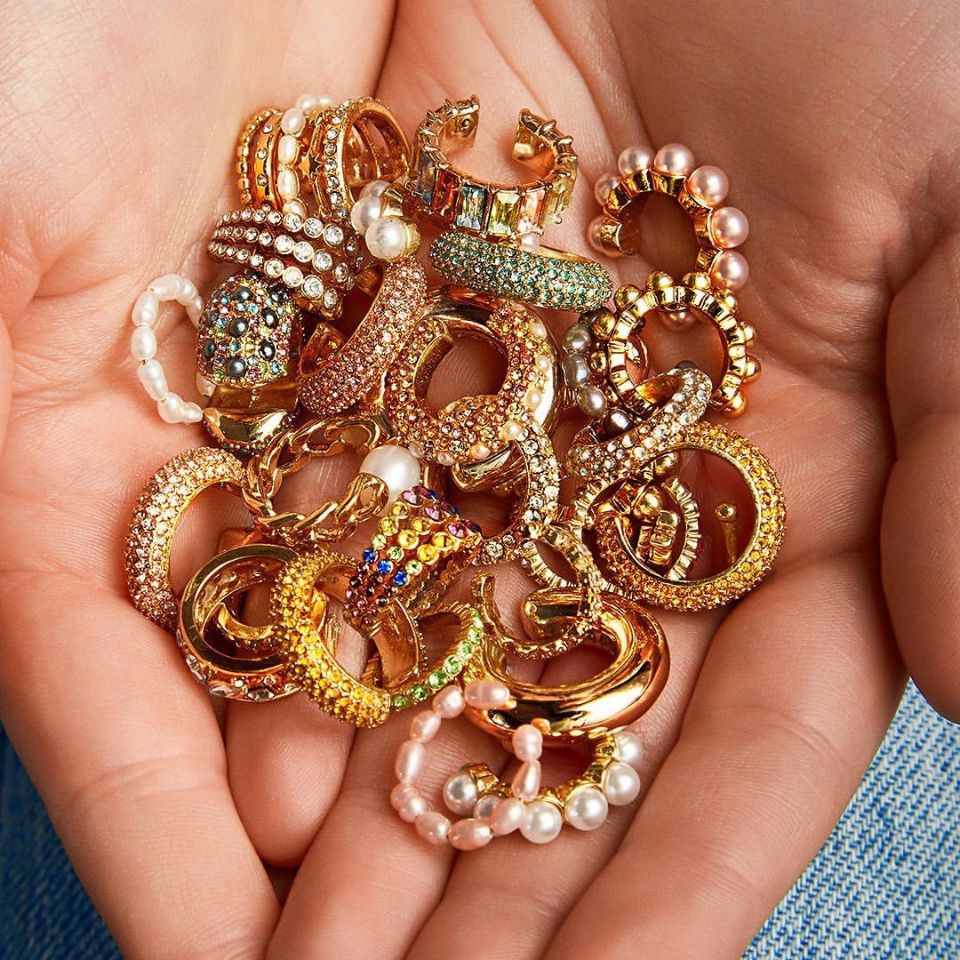 Trendy Pearl Clip on Earrings Earcuffs