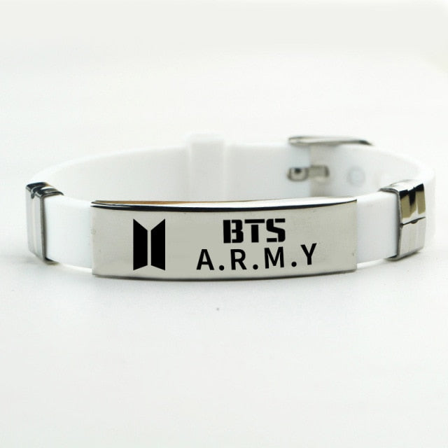 ARMY Letter Silicone Adjustable Bracelets for Women