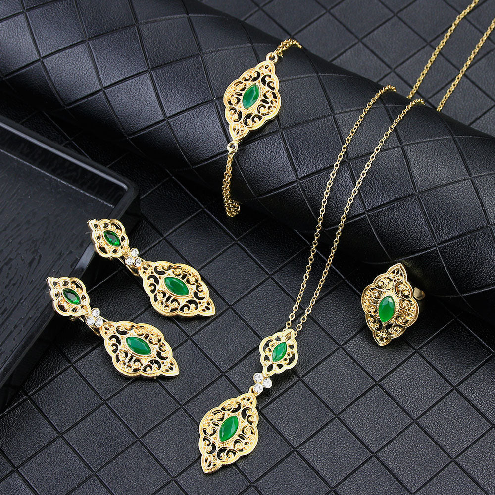 Fashion Algerian Moroccan Caftan Jewelry Set