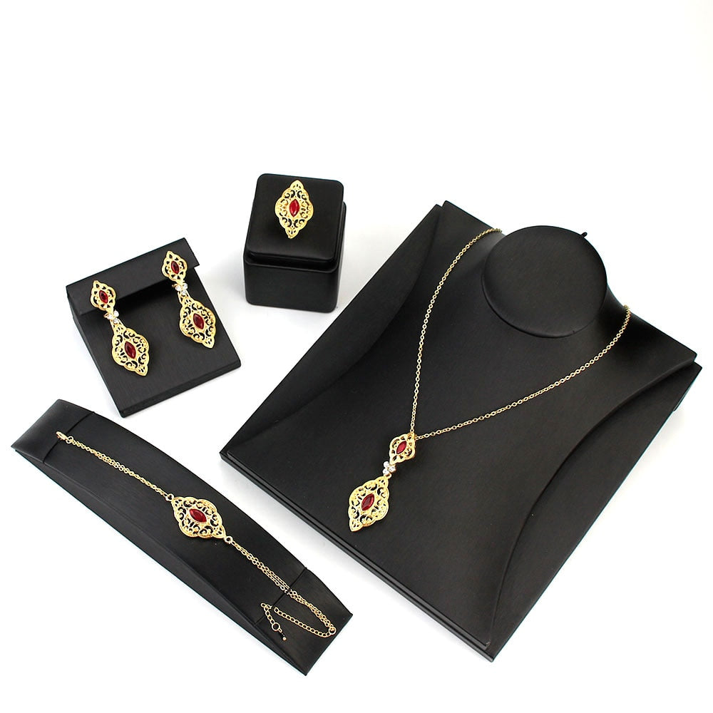 Fashion Algerian Moroccan Caftan Jewelry Set