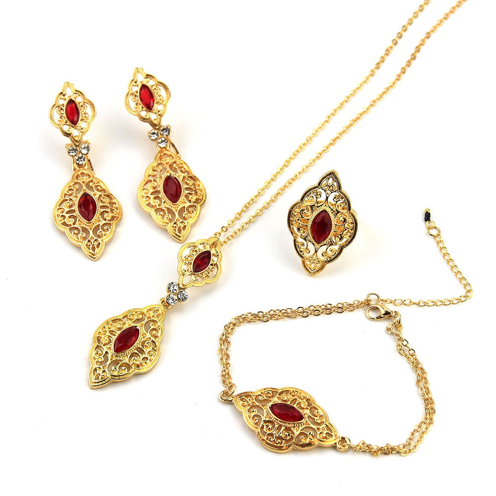 Fashion Algerian Moroccan Caftan Jewelry Set