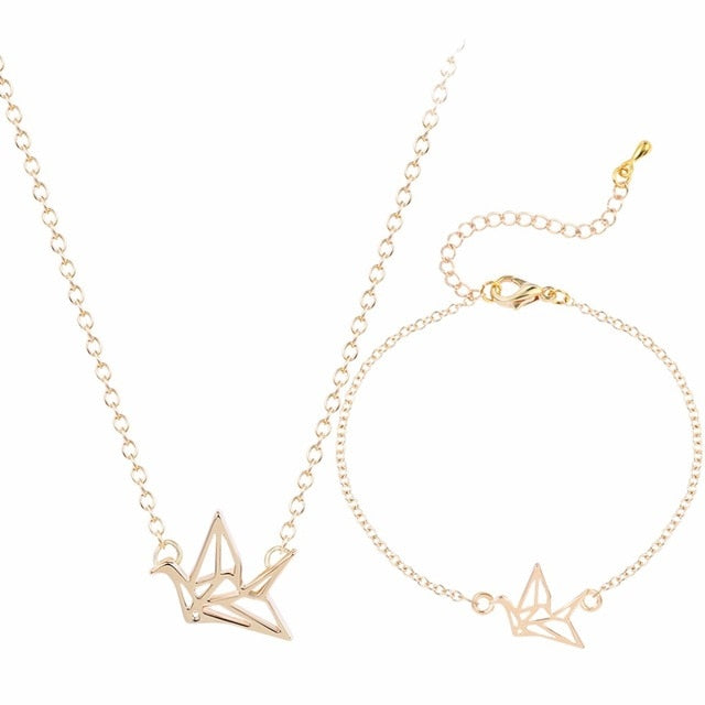 New Infinity Cross Crystal Dangle Bracelet Necklace Sets