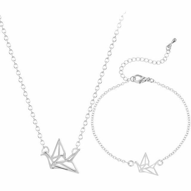 New Infinity Cross Crystal Dangle Bracelet Necklace Sets