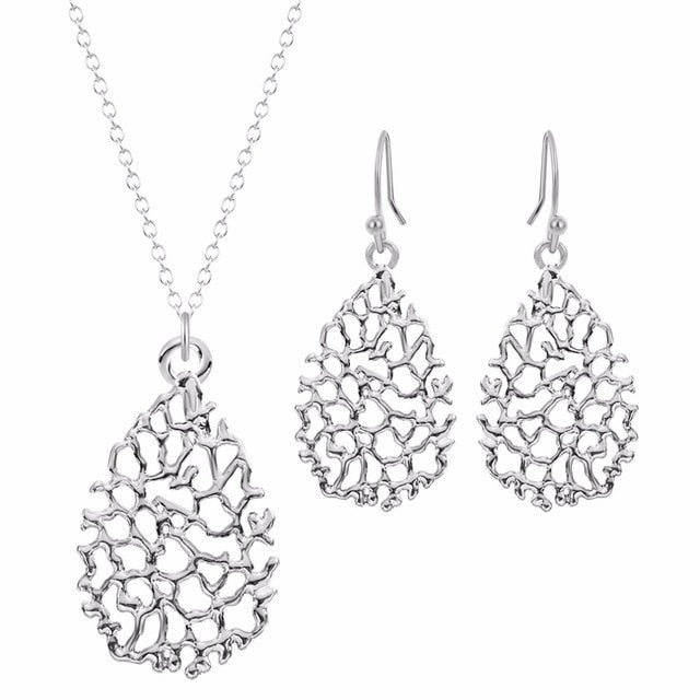 New Infinity Cross Crystal Dangle Bracelet Necklace Sets