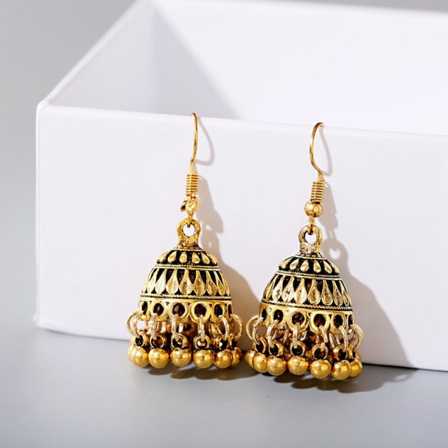 Boho Afghan Ethnic Drop Earrings For Women