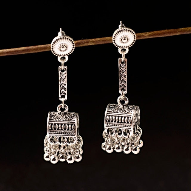 Boho Afghan Ethnic Drop Earrings For Women
