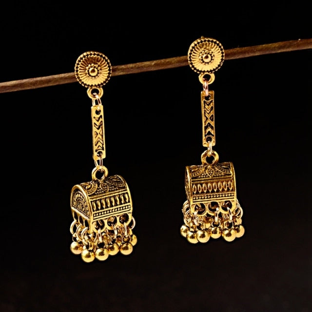 Boho Afghan Ethnic Drop Earrings For Women