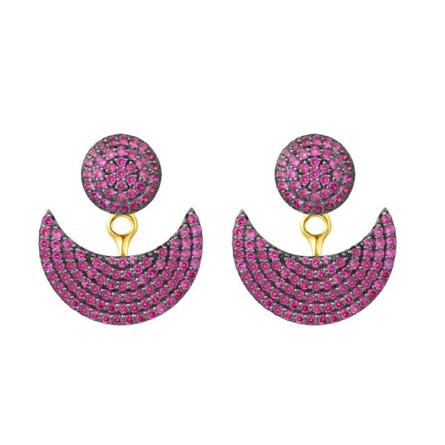 India Tribal Round Earrings
