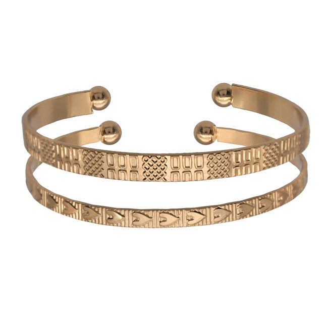Adjustable Bracelet Bangle for Women Metal Cuff  Bracelet