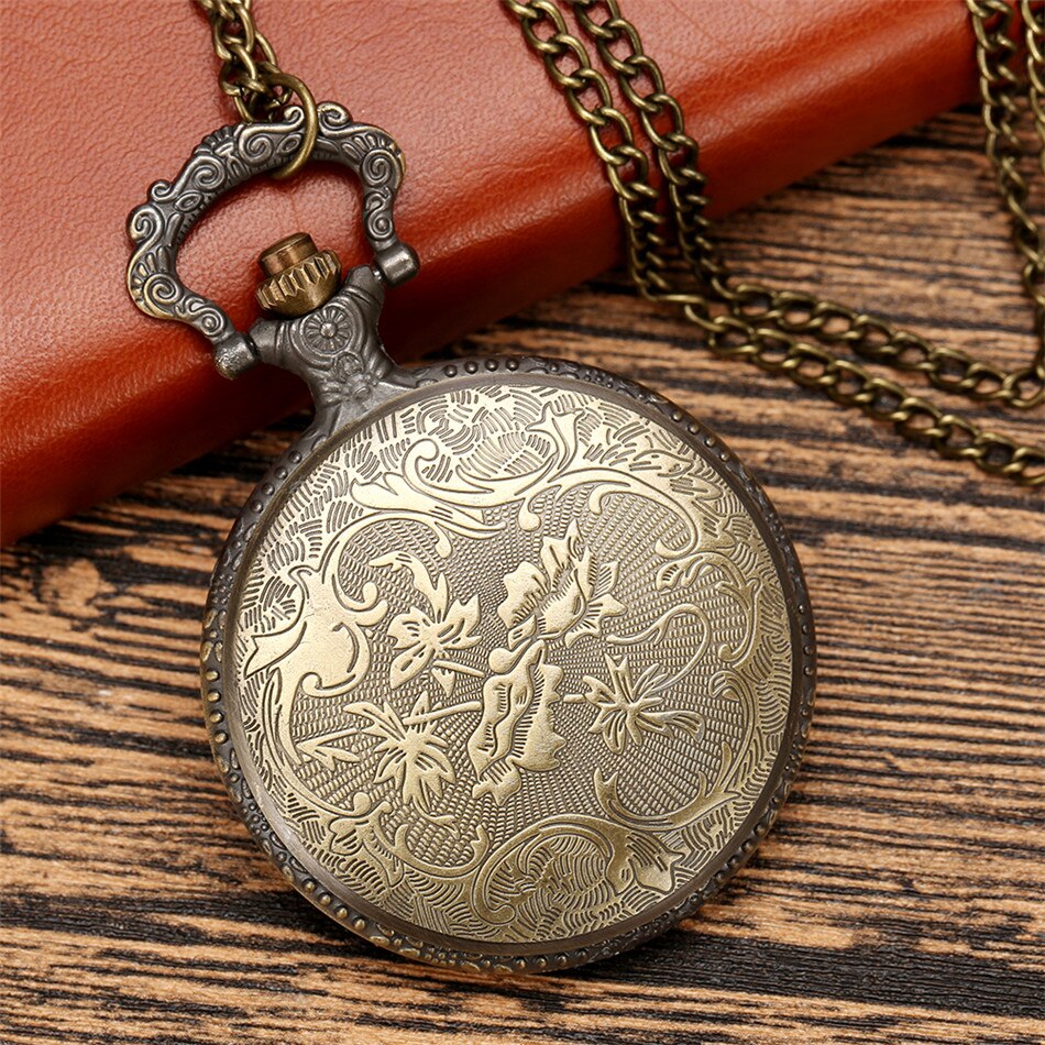 Vintage Old Eagle Display Quartz Pocket Watch
