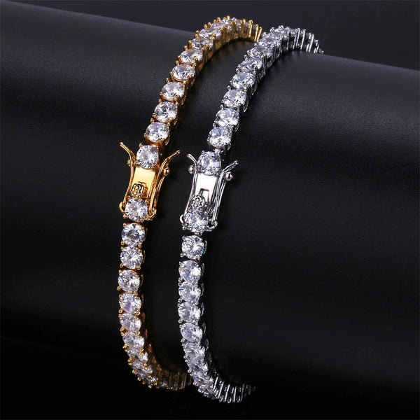 Pulsera de tenis de latón