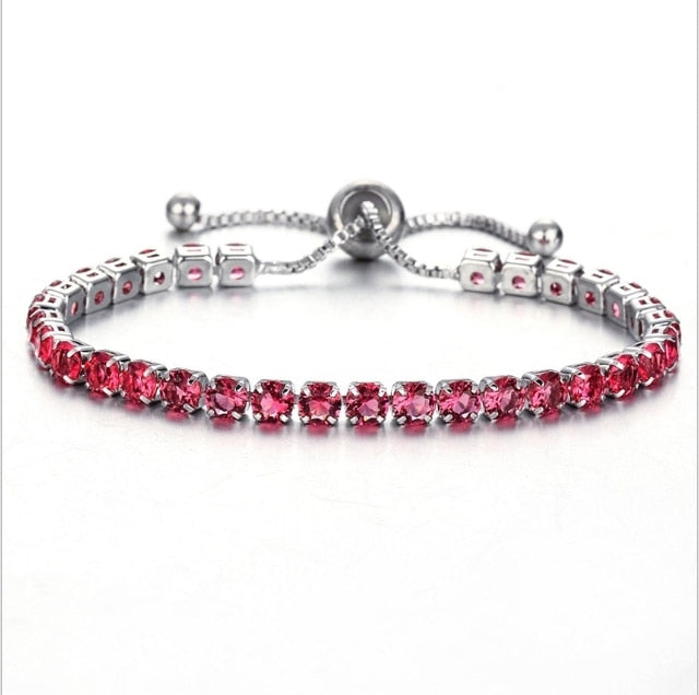 Luxury 4mm Cubic Zirconia Tennis Bracelets