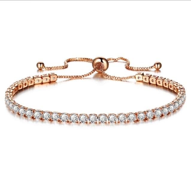 Luxury 4mm Cubic Zirconia Tennis Bracelets