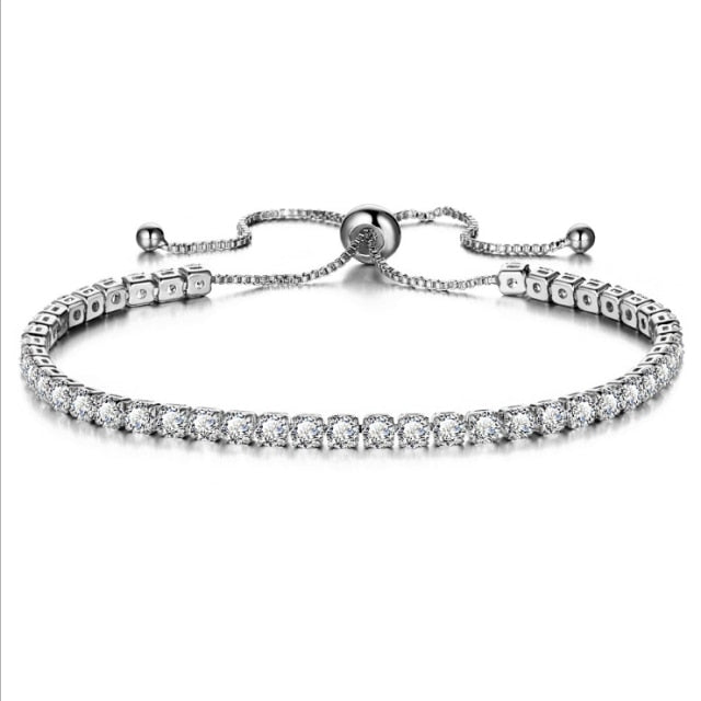 Luxury 4mm Cubic Zirconia Tennis Bracelets