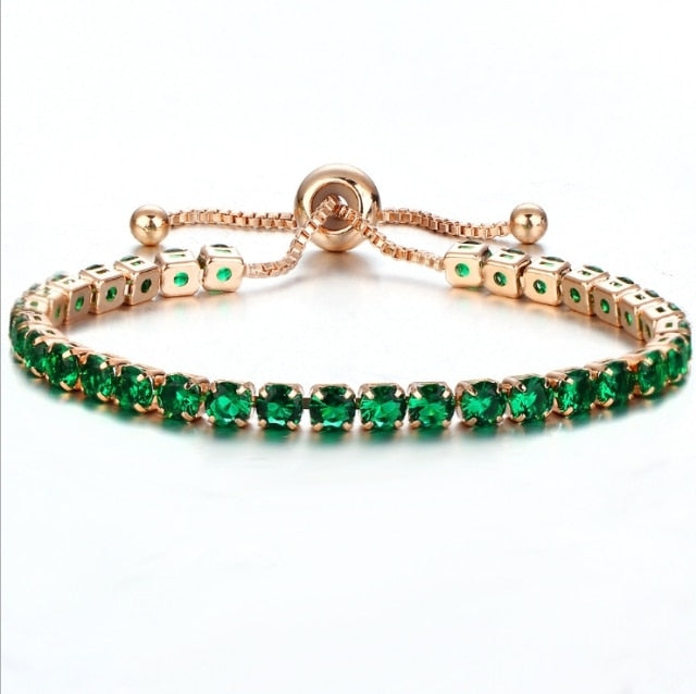 Luxury 4mm Cubic Zirconia Tennis Bracelets