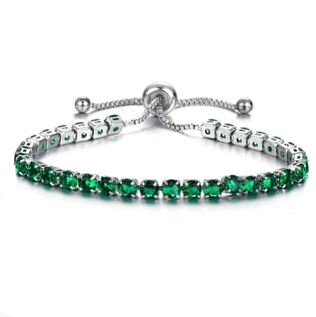 Luxury 4mm Cubic Zirconia Tennis Bracelets