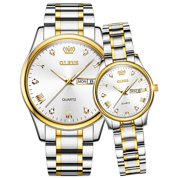 Relojes para amantes de la moda Reloj de pareja sencillo