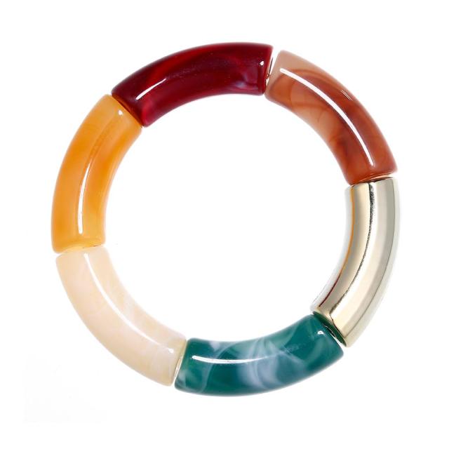 New Bohemian Snake Chain Elastic Cuff Bracelets & Bangles
