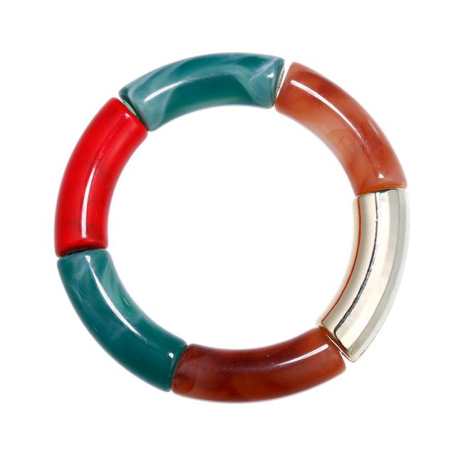 New Bohemian Snake Chain Elastic Cuff Bracelets & Bangles