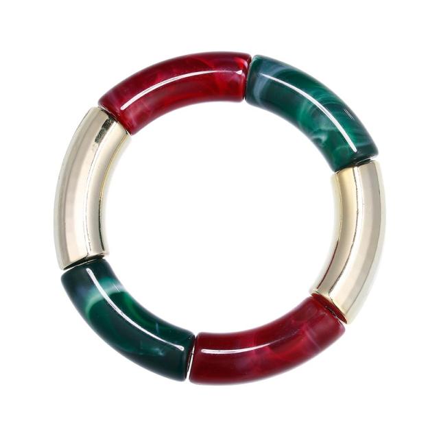 New Bohemian Snake Chain Elastic Cuff Bracelets & Bangles