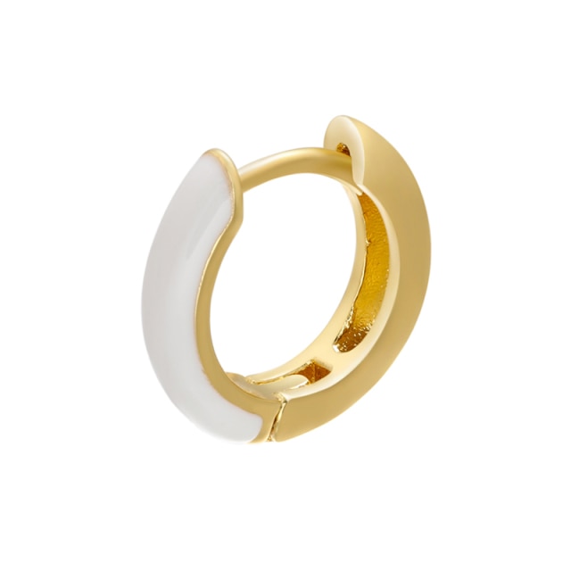 NEW Fashion small hoop earrings Gorgeous multicolor women earring