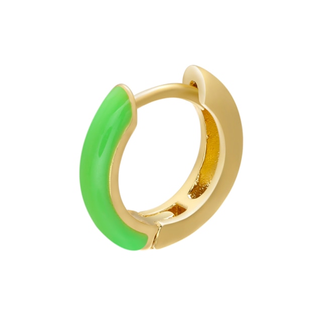 NEW Fashion small hoop earrings Gorgeous multicolor women earring