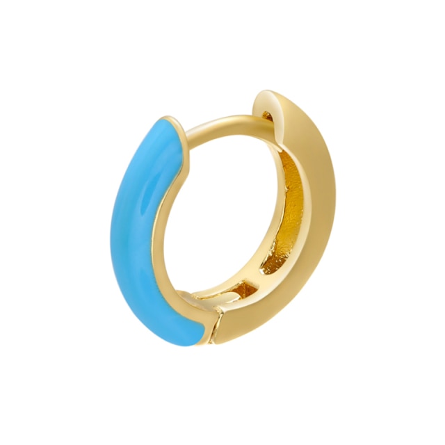 NEW Fashion small hoop earrings Gorgeous multicolor women earring