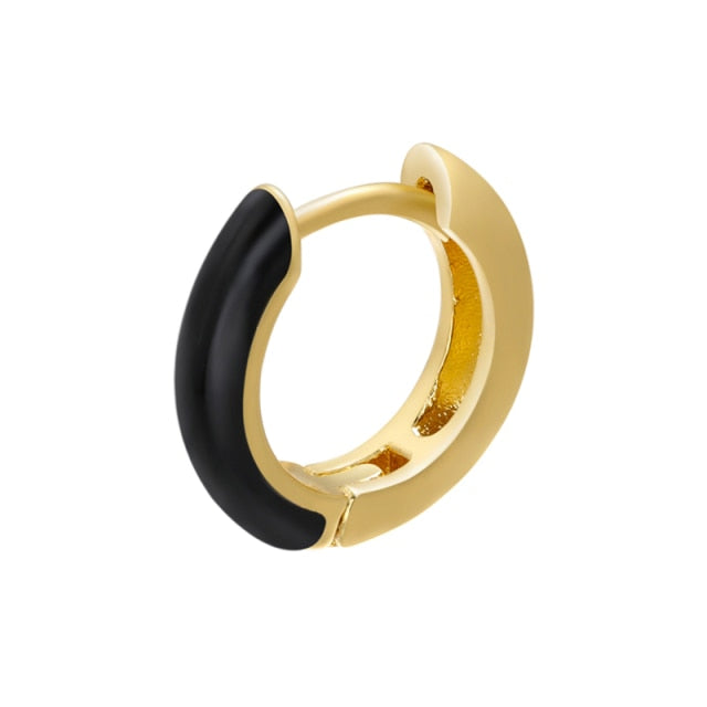 NEW Fashion small hoop earrings Gorgeous multicolor women earring