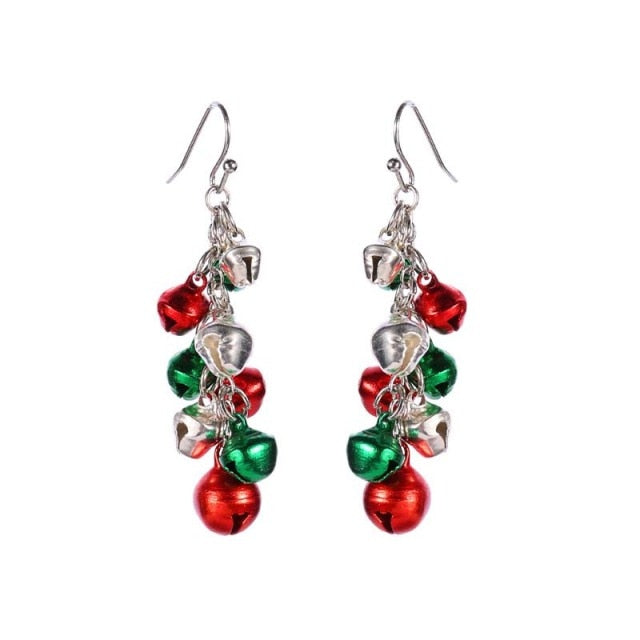 New Christmas Earrings Crystal Snowman Jewelry Christmas