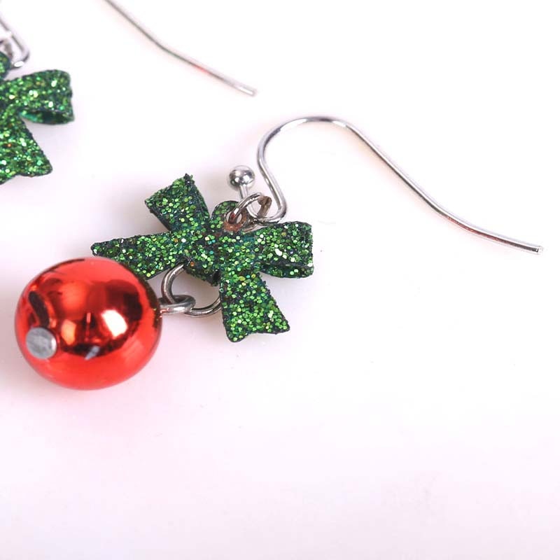 New Christmas Earrings Crystal Snowman Jewelry Christmas