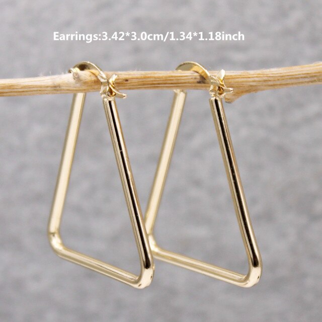 Trendy Large Hoop Earrings for Women