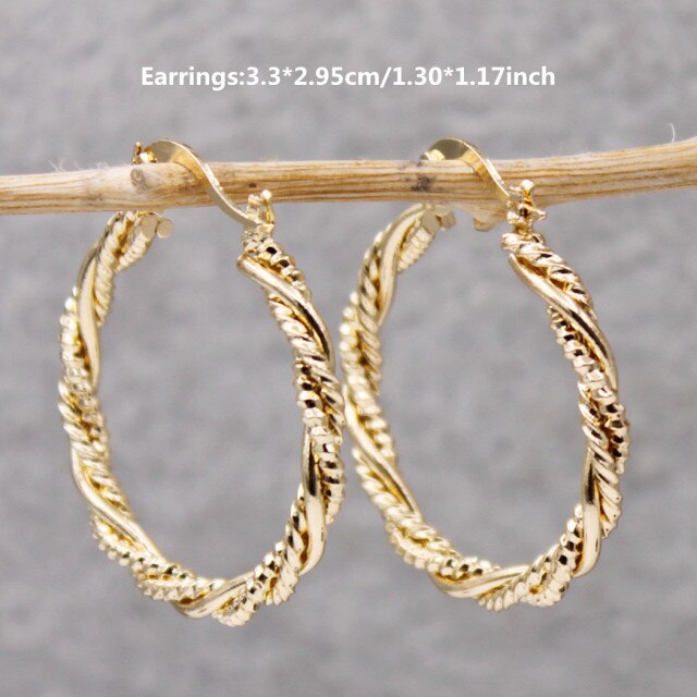 Trendy Large Hoop Earrings for Women