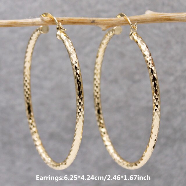 Trendy Large Hoop Earrings for Women