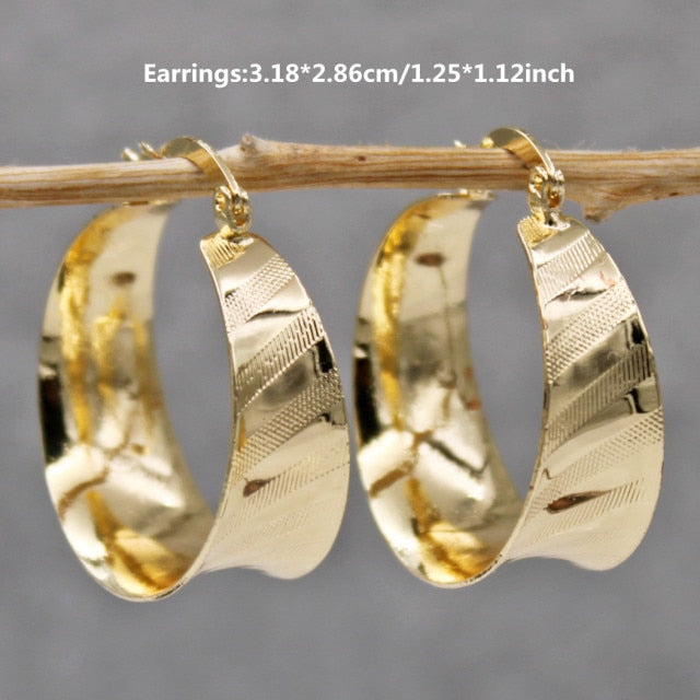 Trendy Large Hoop Earrings for Women