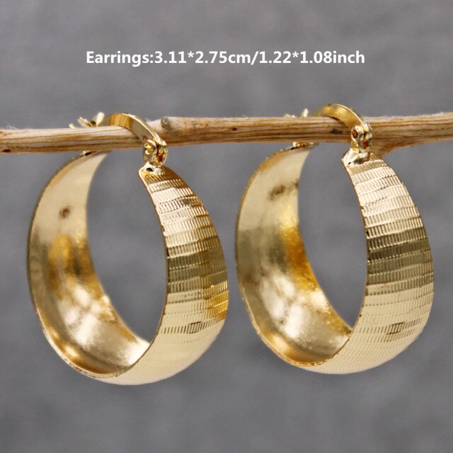 Trendy Large Hoop Earrings for Women