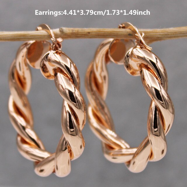 Trendy Large Hoop Earrings for Women