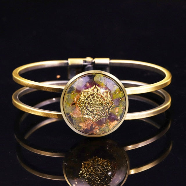 Reiki Natural Crystal Chakra Bracelet