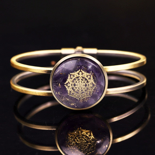 Reiki Natural Crystal Chakra Bracelet