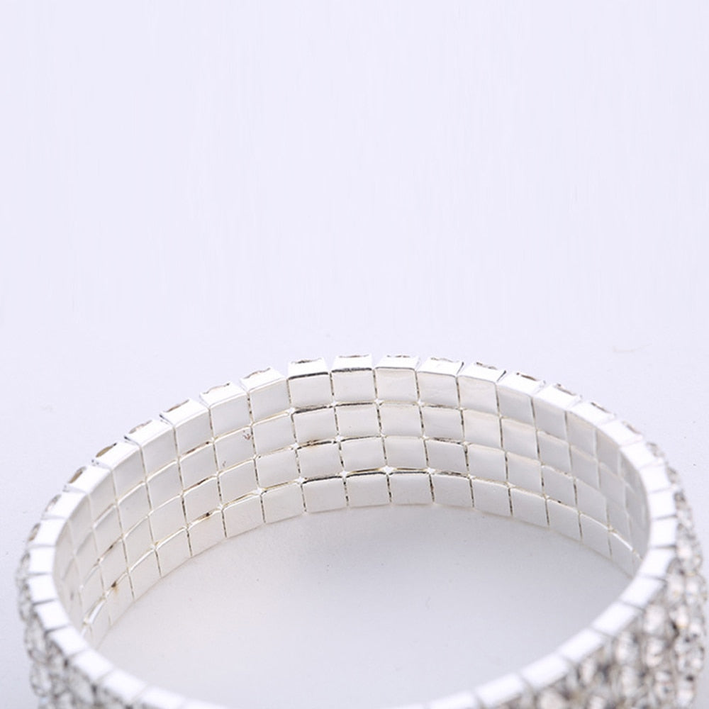 Fashion Crystal Stretch Shine Bracelets For Women